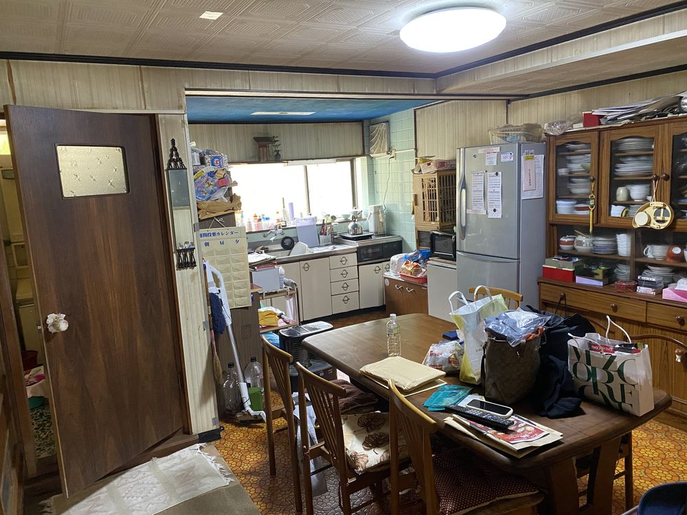 作業前の台所